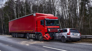 18-wheeler accident involving car