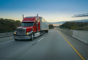18-wheeler on highway